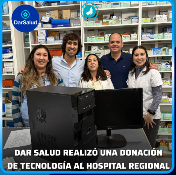 Dar Salud realizó una donación de tecnología al Hospital Interzonal General de Agudos