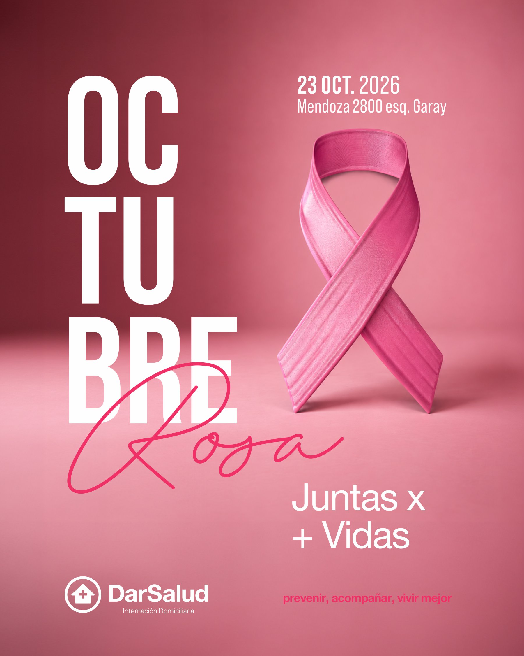 OCTUBRE ROSA | Jornada de concienticazion cáncer de mama.